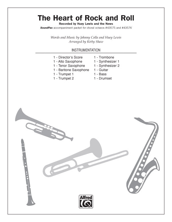 The Heart of Rock and Roll Sheet Music Preview