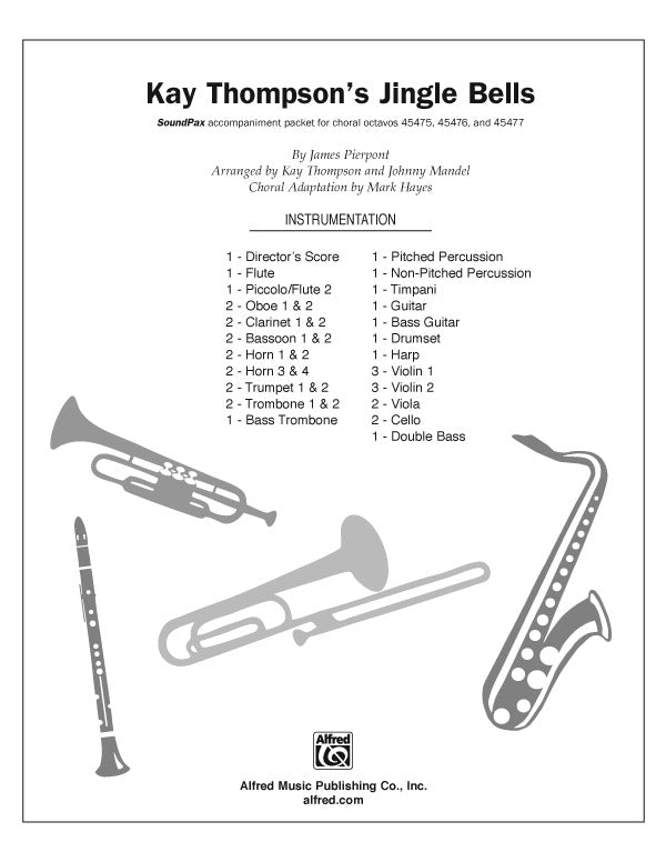 Kay Thompson's Jingle Bells Cover Image