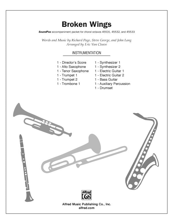 Broken Wings: Score Sheet Music Preview