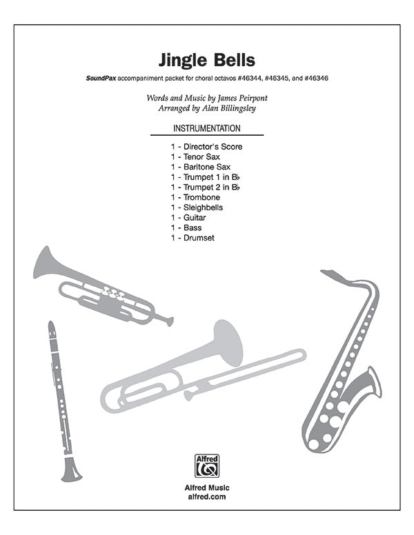 Jingle Bells: E-flat Baritone Saxophone Sheet Music Preview