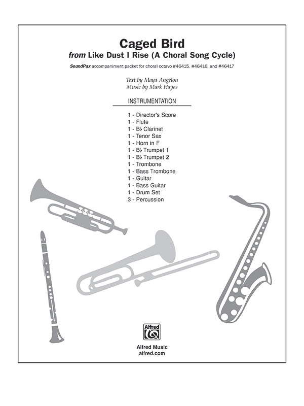 Caged Bird: 1st Percussion Sheet Music Preview