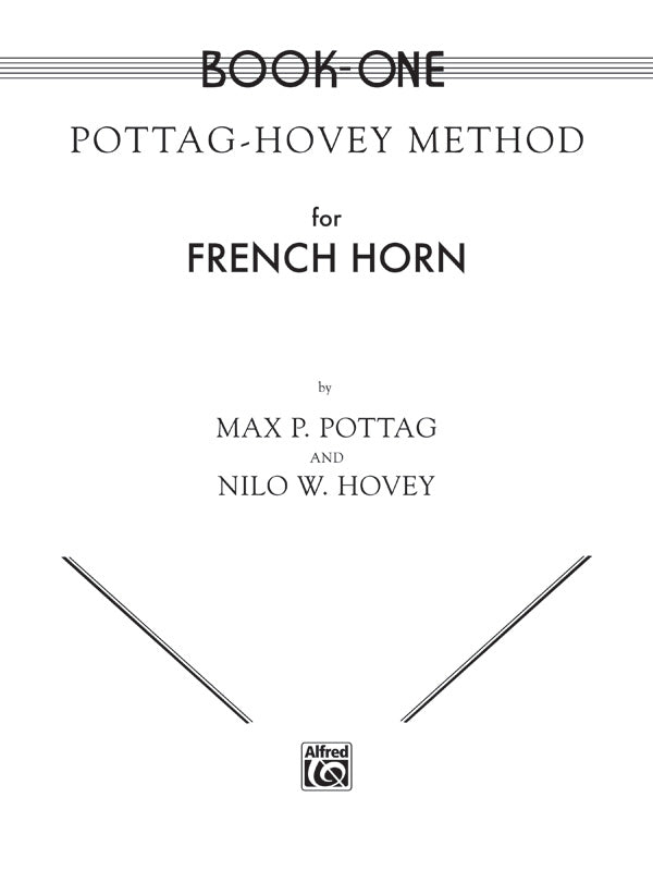 Pottag-Hovey Method for French Horn, Book I Cover Image
