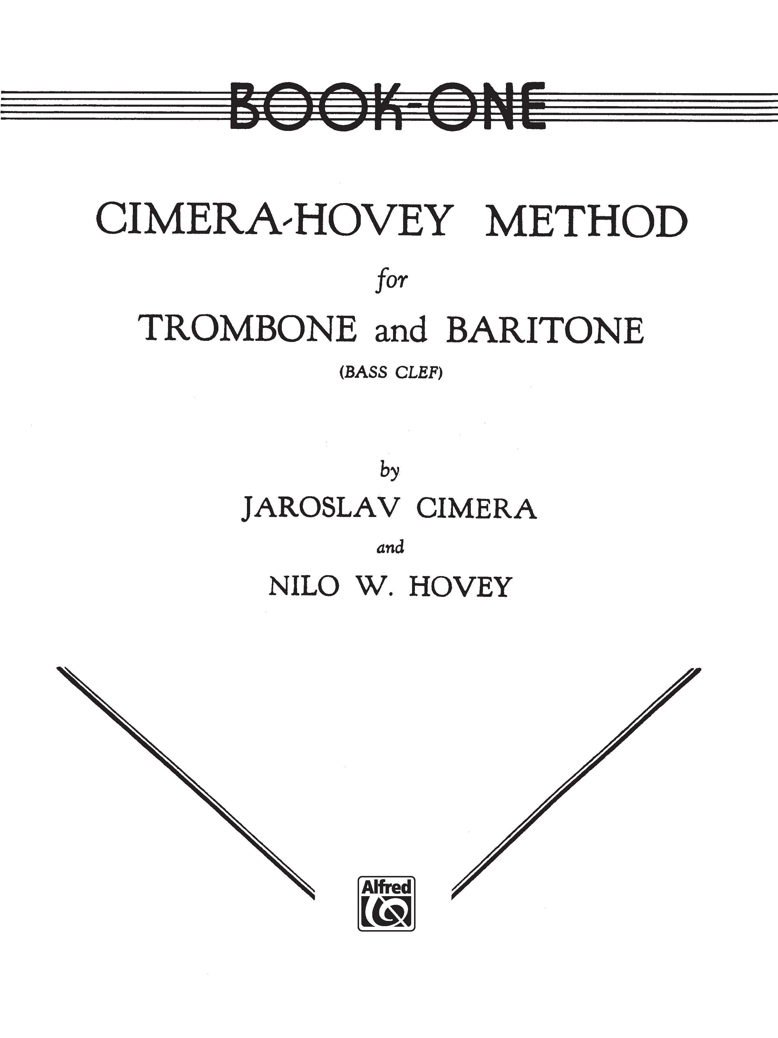 Cimera - Hovey Method for Trombone and Baritone Cover Image