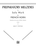 Preparatory Melodies to Solo Work for French Horn (from Schantl) Cover Image