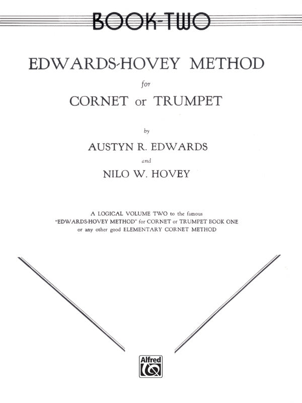Edwards-Hovey Method for Cornet or Trumpet, Book II Cover Image