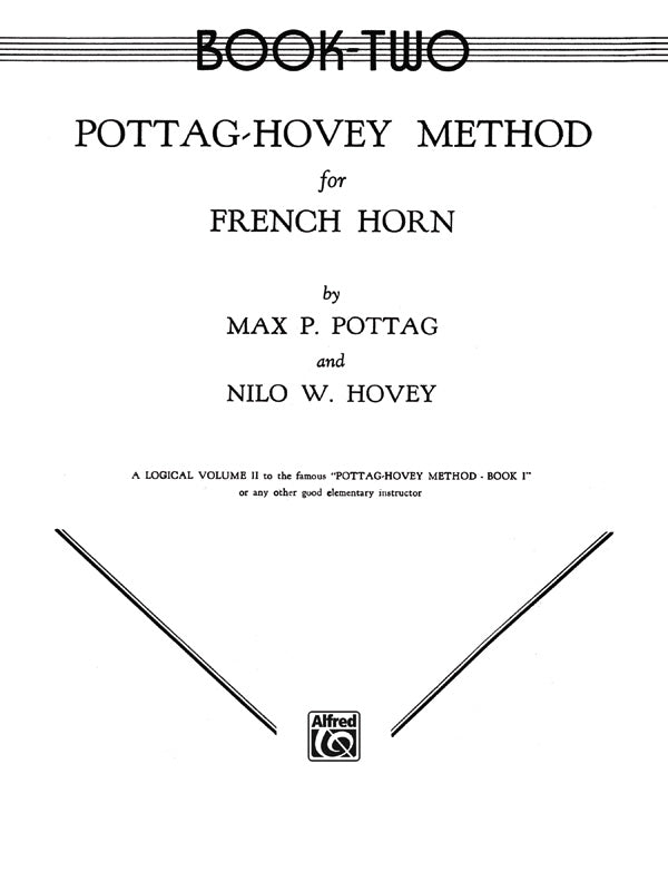 Pottag-Hovey Method for French Horn, Book II Cover Image