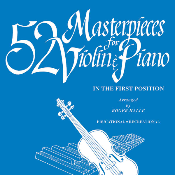 52 Masterpieces for Violin & Piano Cover Image