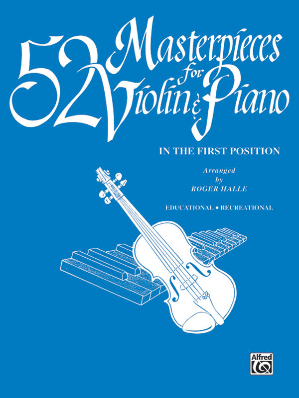 52 Masterpieces for Violin & Piano Cover Image