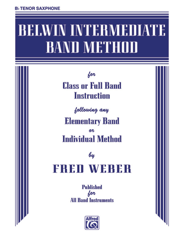 Belwin Intermediate Band Method Cover Image