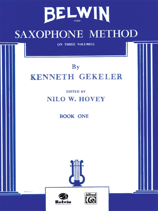 Belwin Saxophone Method, Book I Cover Image