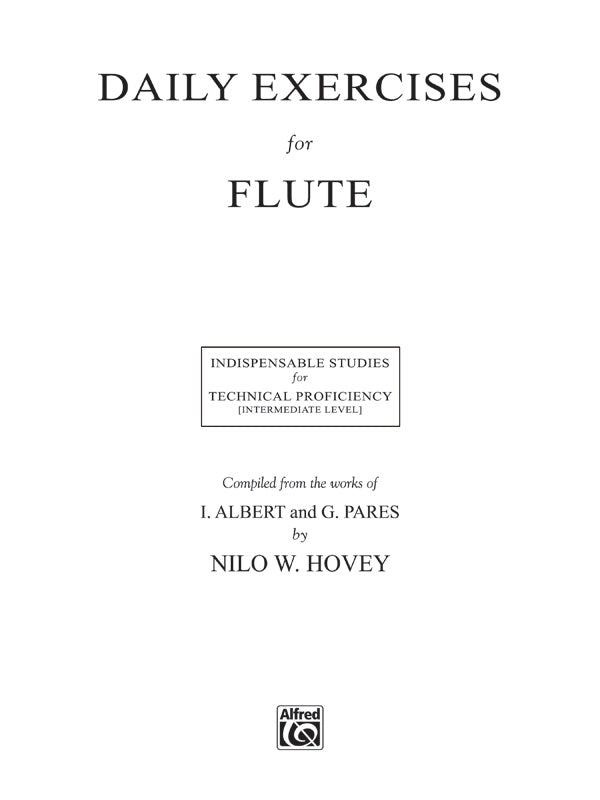 Daily Exercises for Flute Cover Image
