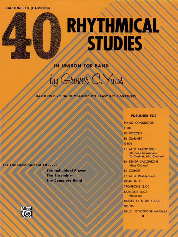 40 Rhythmical Studies Cover Image