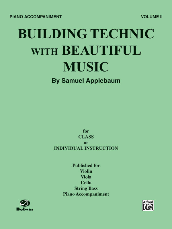 Building Technic With Beautiful Music, Book II Cover Image