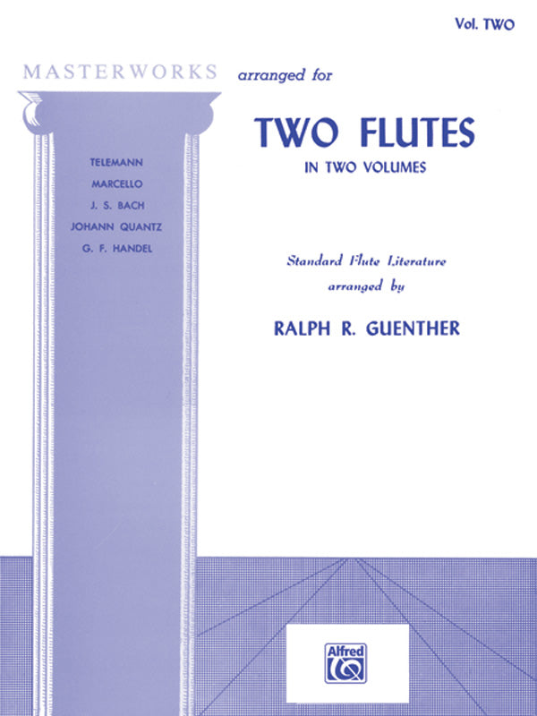 Masterworks for Two Flutes, Book II Cover Image