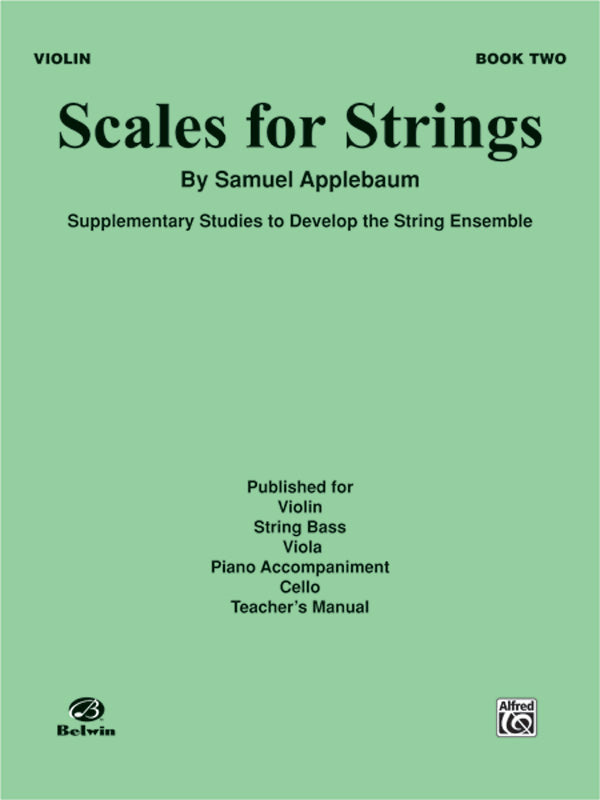 Scales for Strings, Book II Cover Image