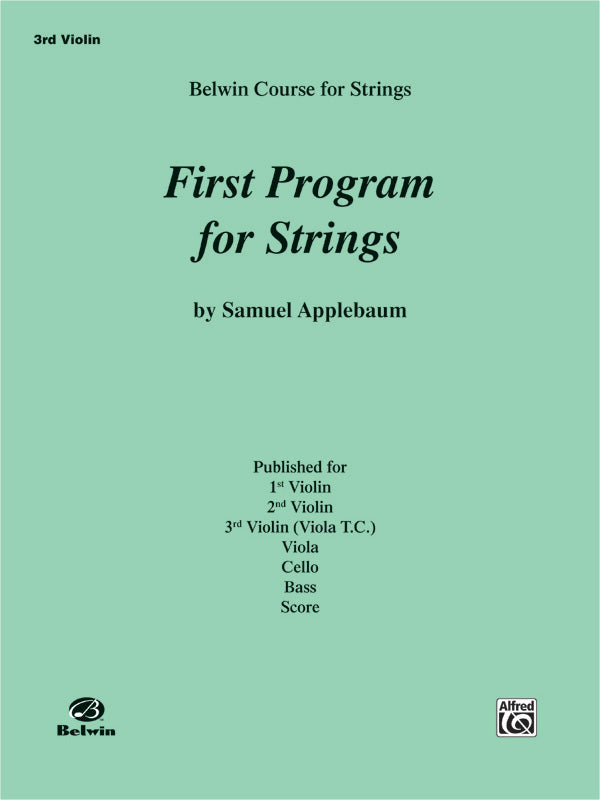 First Program for Strings Cover Image