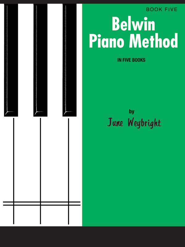 Belwin Piano Method, Book 5 Cover Image