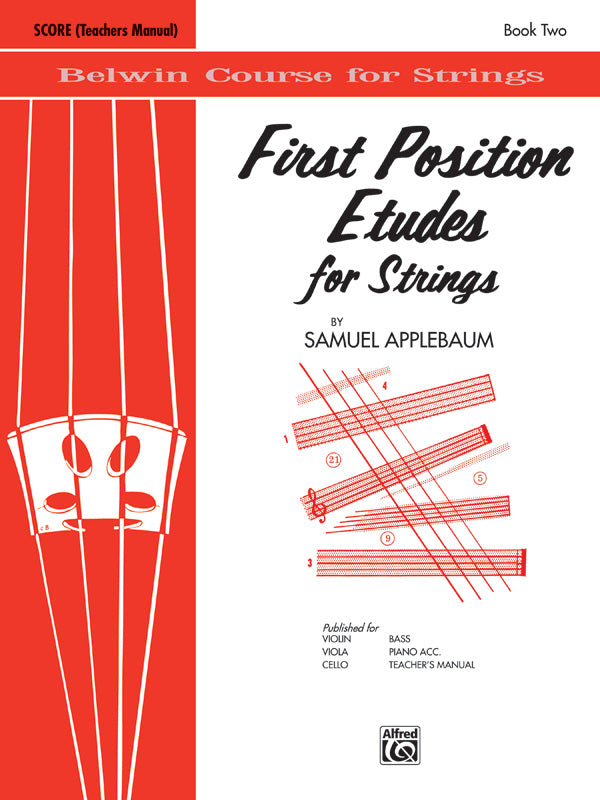 First Position Etudes for Strings Cover Image
