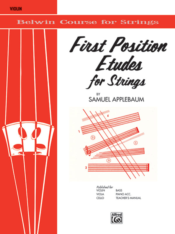 First Position Etudes for Strings Cover Image