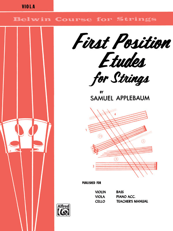 First Position Etudes for Strings Cover Image