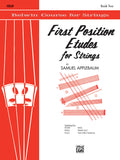 First Position Etudes for Strings Cover Image
