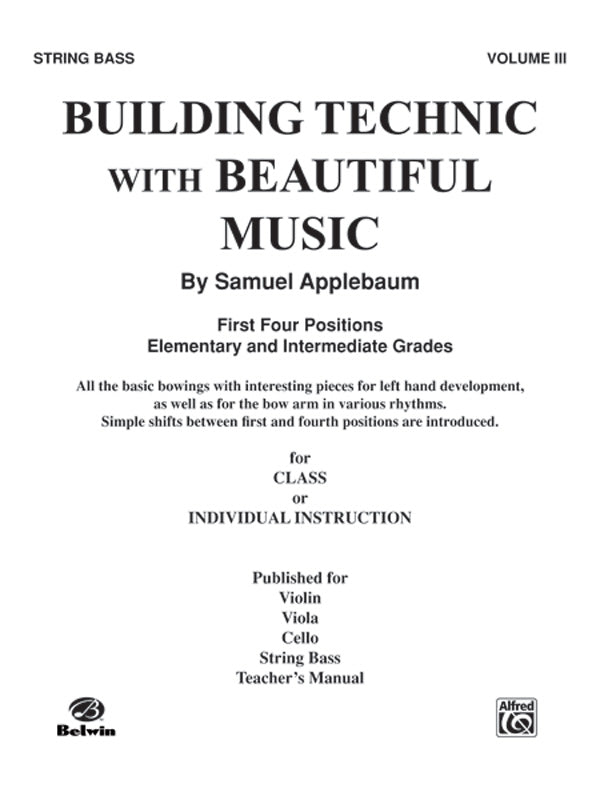 Building Technic With Beautiful Music, Book III Cover Image