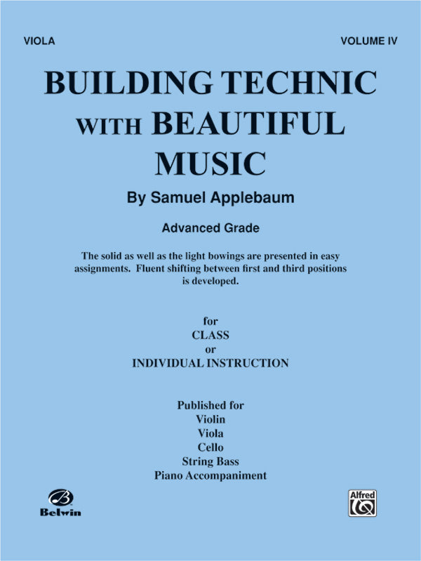 Building Technic With Beautiful Music, Book IV Cover Image