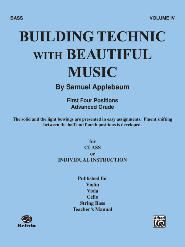 Building Technic With Beautiful Music, Book IV Cover Image