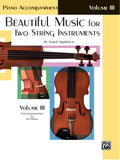 Beautiful Music for Two String Instruments, Book III Cover Image