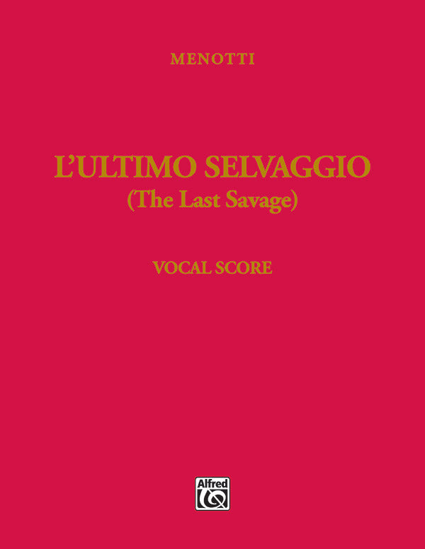 The Last Savage (L'ultimo selvaggio) Cover Image
