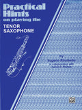 Practical Hints on Playing the Tenor Saxophone Cover Image
