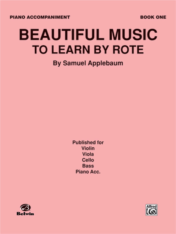 Beautiful Music to Learn by Rote, Book I Cover Image
