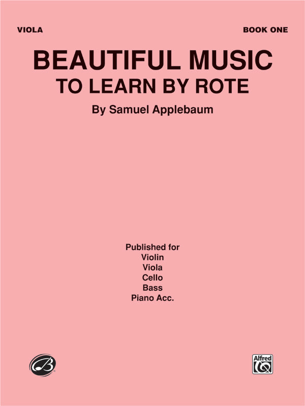 Beautiful Music to Learn by Rote, Book I Cover Image