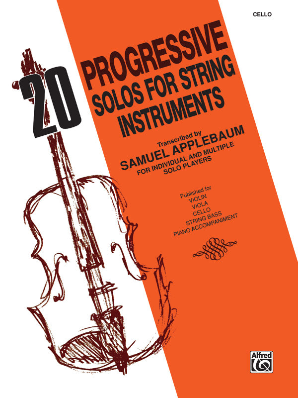 20 Progressive Solos for String Instruments Cover Image