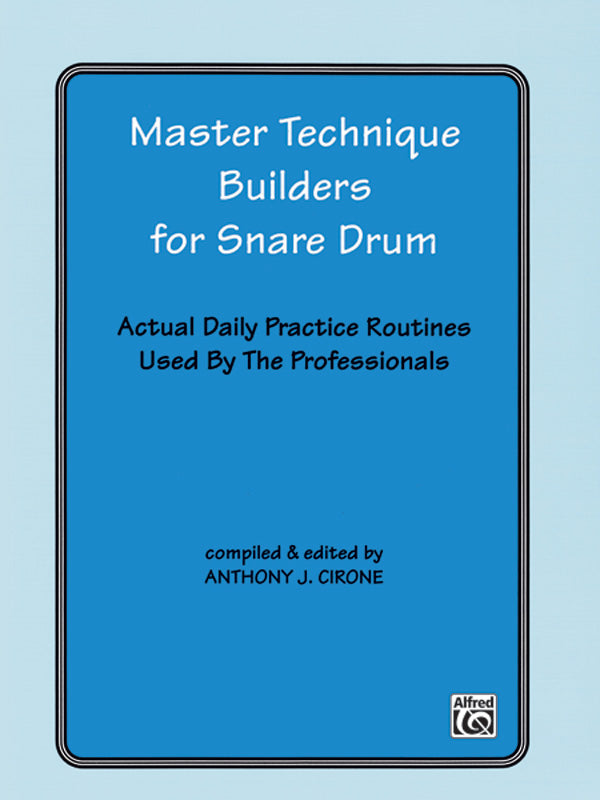 Master Technique Builders for Snare Drum Cover Image