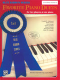 The Blue Ribbon Series: Favorite Piano Duets, Level 3, Volume 1 Cover Image