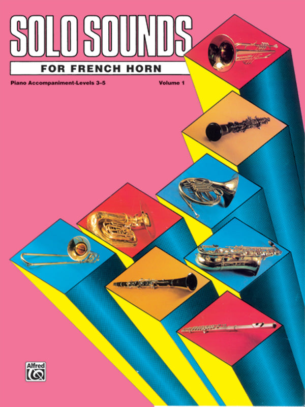 Solo Sounds for French Horn, Volume I, Levels 3-5 Cover Image