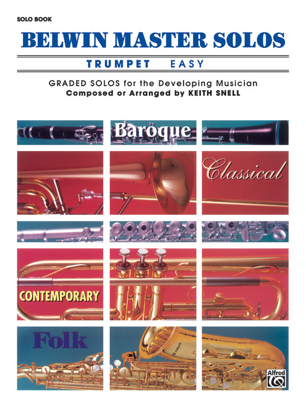 Belwin Master Solos, Volume 1 (Trumpet) Cover Image
