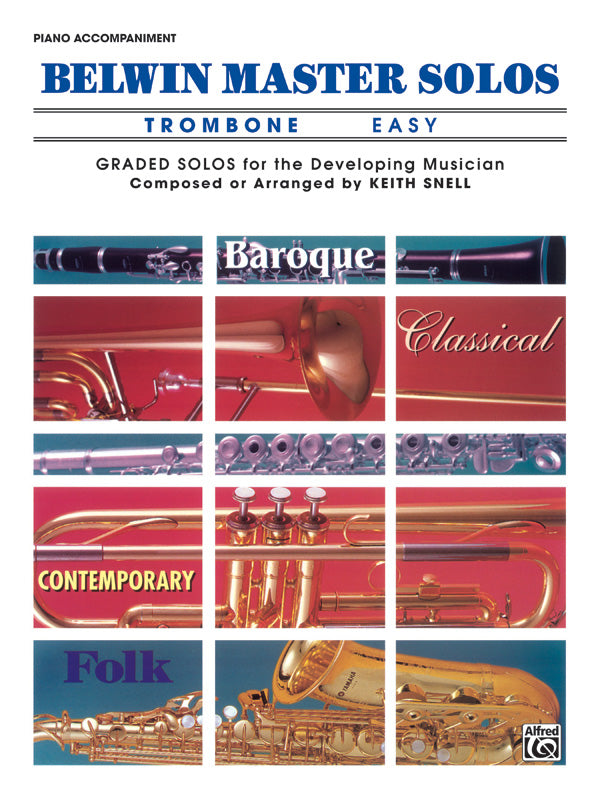 Belwin Master Solos, Volume 1 (Trombone) Cover Image