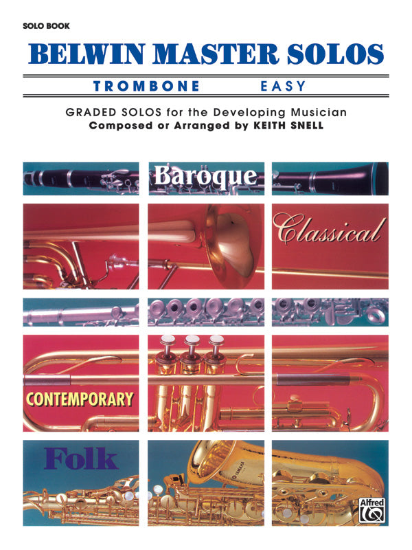 Belwin Master Solos, Volume 1 (Trombone) Cover Image