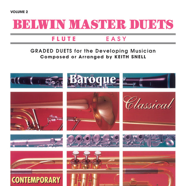 Belwin Master Duets (Flute), Easy Volume 2 Cover Image