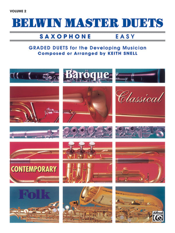 Belwin Master Duets (Saxophone), Easy Volume 2 Cover Image