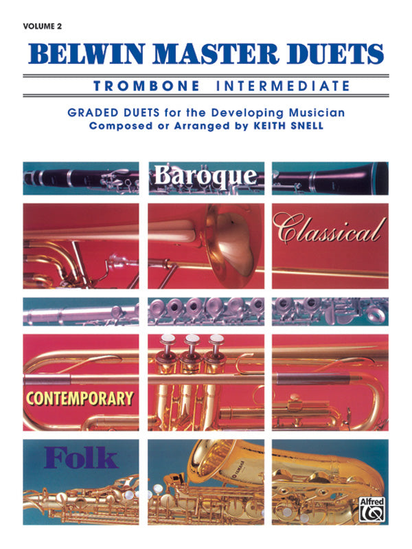 Belwin Master Duets (Trombone), Intermediate Volume 2 Cover Image
