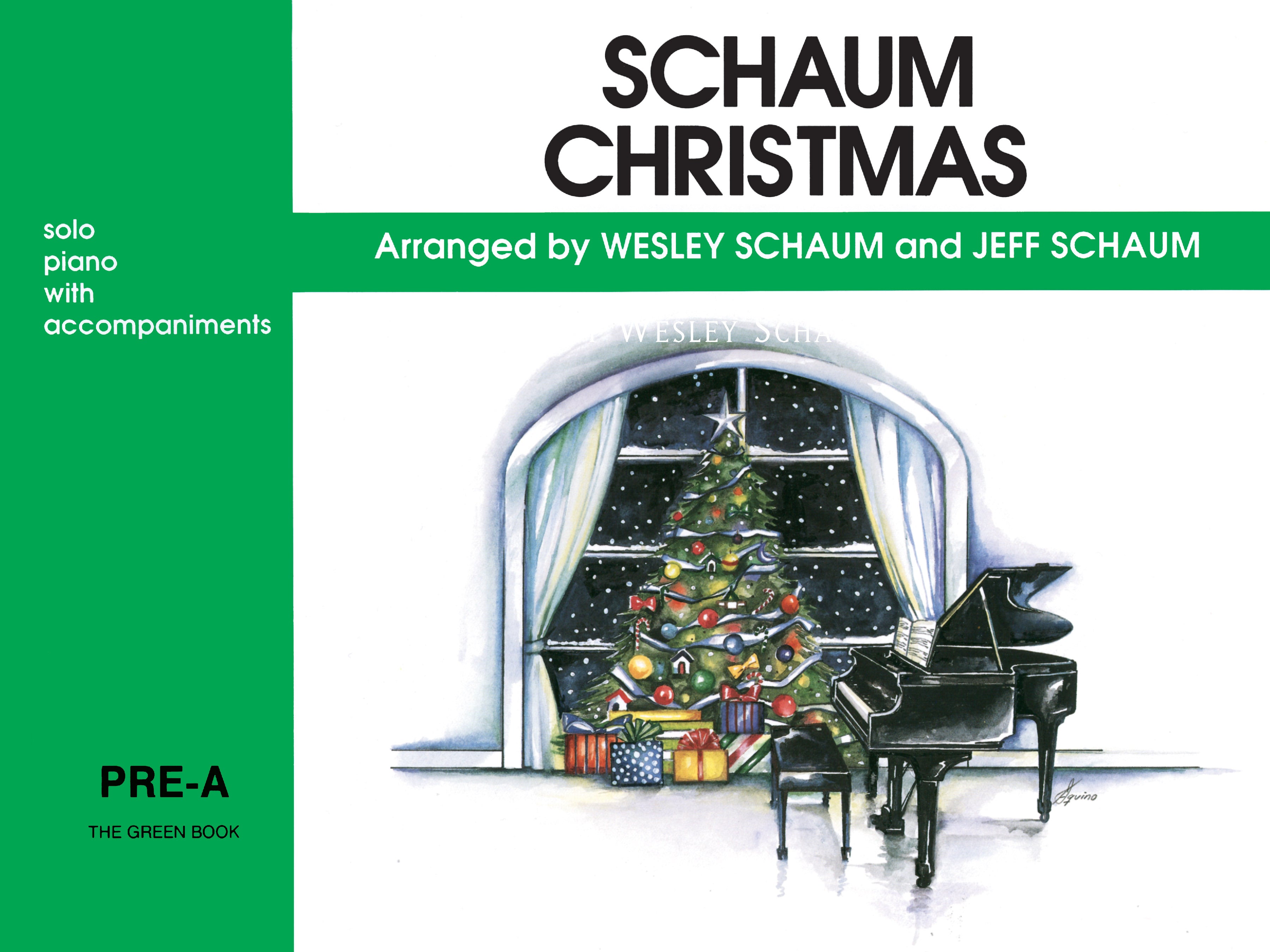 Schaum Christmas, Pre-A: The Green Book Cover Image