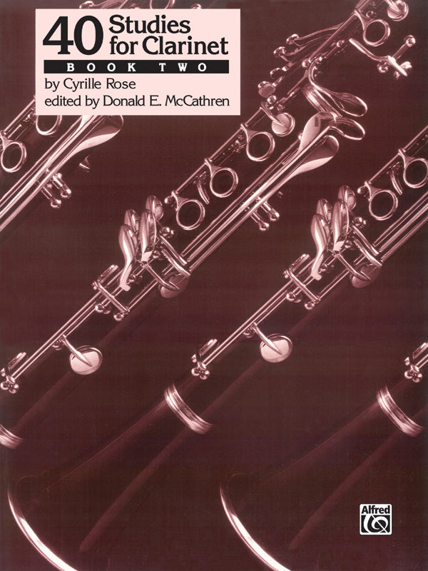 40 Studies for Clarinet, Book 2 Cover Image