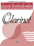 Classic Festival Solos (B-flat Clarinet), Volume 1 Piano Acc. Cover Image