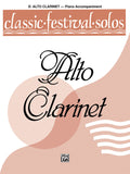 Classic Festival Solos (E-flat Alto Clarinet), Volume 1 Piano Acc. Cover Image