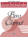 Classic Festival Solos (B-flat Bass Clarinet), Volume 1 Solo Book Cover Image