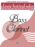 Classic Festival Solos (B-flat Bass Clarinet), Volume 1 Piano Acc. Cover Image