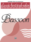 Classic Festival Solos (Bassoon), Volume 1 Piano Acc. Cover Image